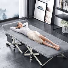 Hopfällbar Säng med Madrass – Perfekt Gästsäng