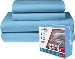 Lyxiga 100% Bomull Percale-lakan med Hög Trådantal