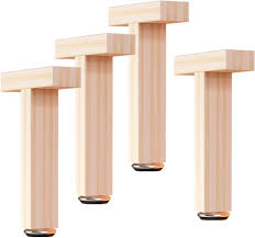 Justerbara sängben i massivt trä