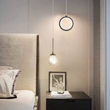 Modern LED Taklampa med Transparent Glasskugga
