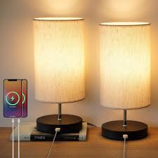 Blonbar Dimbar Sänglampa med USB - Set om 2