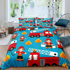 Brandbil Sängkläder Set för Barn