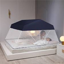 Hopfällbart Myggnät för Säng - Pop Up Tältgardin