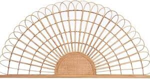 Fläktbrun Rottingsänggavel 160x80 cm