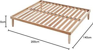 Evergreenweb Styv Ribbotten 140x200 cm - Höjd 35 cm