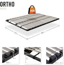 i-flair® Ortho ribbotten 180x200 cm - Lamellram med 56 lameller