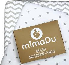 MimaDu Spännlakan 70x140 cm för Baby