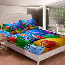 Barnlakan med Marint Tema och Tecknade Djur