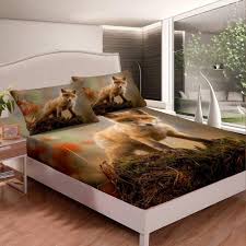 Loussiesd Räv Sängkläder för Barn - Sött Vilt Djur Set