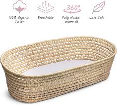 Ekologiskt Barnvagnslakan med Hörn 100% Bomull 30 x ...