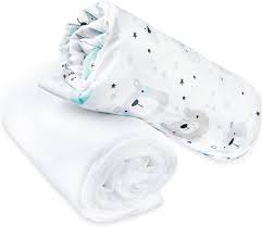 Flyideas Dra-på-lakan för Bebis 80x160 cm - Set med 1 Underlakan