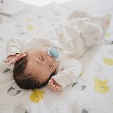 Flyideas Organiska Dra-på-lakan Set för Bebis - 80x160 cm