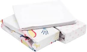 Flyideas Dra-på-lakan Set 60x120 cm - 3 St.