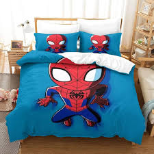 Spiderman Dubbelsängsset - King Size Påslakan (220 x 240)