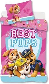 Paw Patrol Bästa Valpar: Barnpåslakan Set