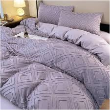 Grå Sängkläder Set för Queen Size