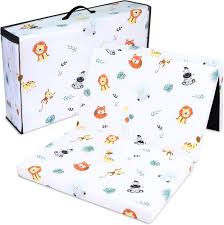 Hopfällbar Resesäng Madrass 60x120 cm