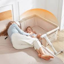Säker och Justerbar Spjälsäng för Spädbarn
