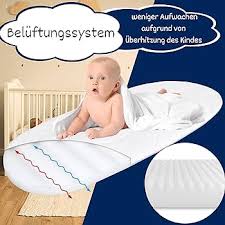 Barnvagnsmadrass med fuktskydd 78 x 34