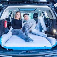 QISE Dubbelsidig Flockad Luftmadrass för SUV