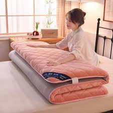Plysch Golvmadrass för Camping - Roll Up Futon