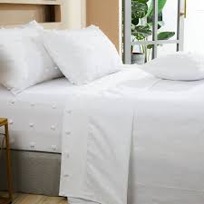 FADFAY Chic Vita Lakan - Lyxigt Bomull 600 TC för Twin