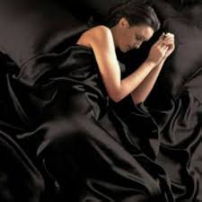 Svart Satin Super King Lakan Set från Country Club