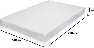 neu.haus 16 cm Premium Skummadrass (140 x 200 cm)