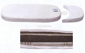 Leander Latex-Kokosfiber Madrass för Oval Säng med Juniorförlängning