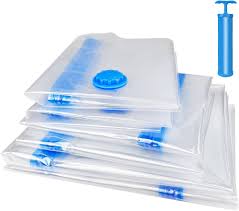 Newaner 6-pack Vakuumpåsar för Kläder och Täcken