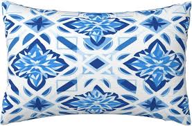 Blå Kuddöverdrag Set 2 St - 80 x 60 cm