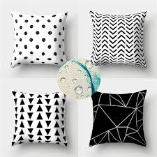 Jayogo Vattentäta Utomhuskuddfodral - Svart/Vita