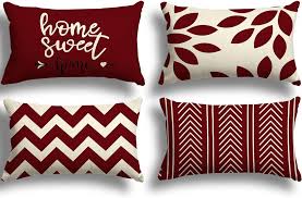 ZWJD Kuddfodralset 30x50 - 4 st Dekorativa Kuddar