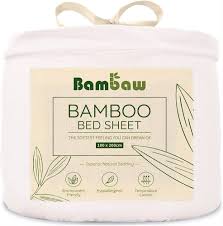 Bambaw Bambu Sängkläder 180 x 200 cm - Kyliga Hypoallergena Lakan