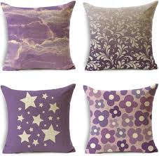 Lila Dröm Kuddöverdrag 40x40 cm - Set med 4