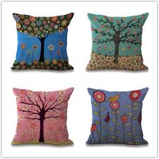 Kuddöverdrag i lila