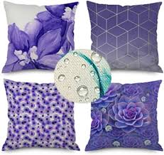 Jayogo Vattentät Utomhuskuddfodral - Lila Prydnadskudde