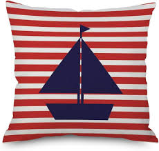 Färgglada Nautiska Prydnadskuddar - BAGLEV Marin Ankare