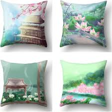 4-pack Linne Kuddöverdrag