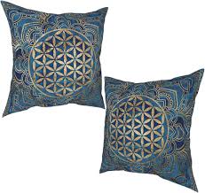 Fyrkantig 3D Mönster Kuddfodral för Heminredning