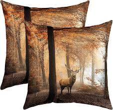 Brun Älg Kuddfodral 50x50 cm