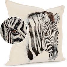 Zebra-mönstrade Örngott 45x45 cm - ANRO