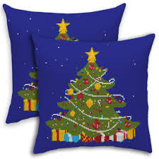 HATCHMATIC Julgran Prydnadskuddar med Snöflingor