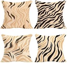 Abstrakta Blommor Kuddfodral - 4-pack 50x50 cm