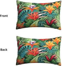 Gröna Mjuka Kuddöverdrag 60x90 cm - Dekorativt Set