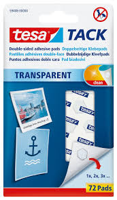 tesa TACK Transparenta Dubbelsidiga Pads
