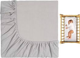 Mjuka Muslinlakan för Spjälsäng - 51x28 tum