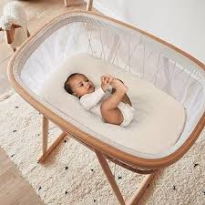 Uppsättning av 2 Muslin-Bomull Dra-på-Lakan för Barnvagnar