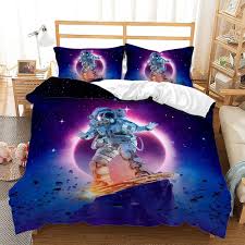 Söt Astronaut 3D Påslakanset för Barn