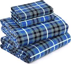 Ruvanti 100% Bomull Flanell Lakan Set - Djup Ficka